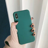 Load image into Gallery viewer, Bulk Solid Candy Color Shockproof Protective Phone Cases for All IPhone Models