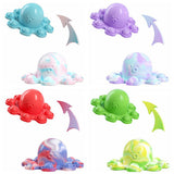 Load image into Gallery viewer, Bulk Pop Bubble It Flip Octopus Doll Pendent Keychain Silicone Stress Reliever