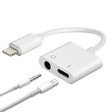 Load image into Gallery viewer, Bulk 2 in 1 Aux Headphone Jack Audio &amp; Charge Cable Adapter