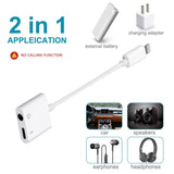 Load image into Gallery viewer, Bulk 2 in 1 Aux Headphone Jack Audio &amp; Charge Cable Adapter