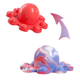 Load image into Gallery viewer, Bulk Pop Bubble It Flip Octopus Doll Pendent Keychain Silicone Stress Reliever