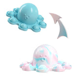 Load image into Gallery viewer, Bulk Pop Bubble It Flip Octopus Doll Pendent Keychain Silicone Stress Reliever