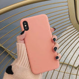 Load image into Gallery viewer, Bulk Solid Candy Color Shockproof Protective Phone Cases for All IPhone Models