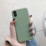 Load image into Gallery viewer, Bulk Solid Candy Color Shockproof Protective Phone Cases for All IPhone Models