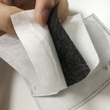 Load image into Gallery viewer, Bulk PM2.5 Activated Carbon Filter Mask Inserts 5 layers - 100 Pack