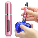 Load image into Gallery viewer, Bulk Portable Mini Refillable Perfume Bottle With Spray Scent Pump 5ml Cosmetic Containers Spray Atomizer Bottle For Travel