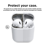 Load image into Gallery viewer, Bulk Metal Dust Guard Protective Case Shell Skin Dustproof Stickers For Apple Airpods