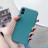 Load image into Gallery viewer, Bulk Solid Candy Color Shockproof Protective Phone Cases for All IPhone Models