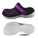 Load image into Gallery viewer, Custom Fleece Lined Foam Clogs for Adults