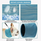 Load image into Gallery viewer, Wholesale Instant Cooling Pet Bandana-Dog Scarf Summer Cooling Towel Wrap Dog Collar for Bulldog Puppy Cats etc