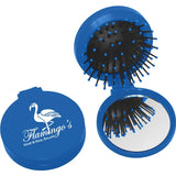 Load image into Gallery viewer, Custom Logo 2 in 1 Brush and Mirror Compact Kit