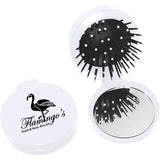 Load image into Gallery viewer, Custom Logo 2 in 1 Brush and Mirror Compact Kit