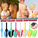 Load image into Gallery viewer, Bulk Wholesale Squeeze Wristband Hand Sanitizer Dispenser