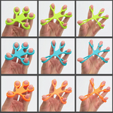 Load image into Gallery viewer, Bulk Finger Grip Silicone Ring Exerciser Antistress Resistance Band Fitness Stretcher