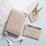 Load image into Gallery viewer, Bespoke Leather Travel Set | Blush