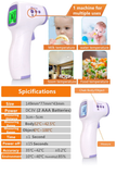 Load image into Gallery viewer, Bulk Infrared Digital Thermometer Forehead Non Touch Temperature Gun