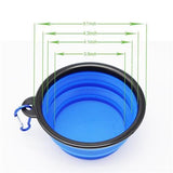 Load image into Gallery viewer, Bulk Blank Collapsible Travel Dog Bowls Wholesale Portable Food &amp; Water Bowls