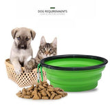 Load image into Gallery viewer, Bulk Blank Collapsible Travel Dog Bowls Wholesale Portable Food &amp; Water Bowls