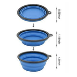 Load image into Gallery viewer, Bulk Blank Collapsible Travel Dog Bowls Wholesale Portable Food &amp; Water Bowls