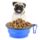 Load image into Gallery viewer, Bulk Blank Collapsible Travel Dog Bowls Wholesale Portable Food &amp; Water Bowls