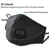 Load image into Gallery viewer, Bulk Fashion PM2.5 Filter Face Mask With Extra Carbon Filter Respirator Mask