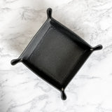 Load image into Gallery viewer, Black Leather Valet Tray