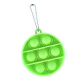 Load image into Gallery viewer, Bulk Key Chain Bubble Fidget Simple Dimple Toy Silicone Safe Stress Relief Toy