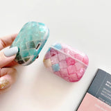 Load image into Gallery viewer, Bulk Airpod Pro &amp; Airpod 1/2 Crystal Tile Case Cover Pink And Green