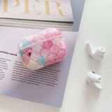 Load image into Gallery viewer, Bulk Airpod Pro &amp; Airpod 1/2 Crystal Tile Case Cover Pink And Green