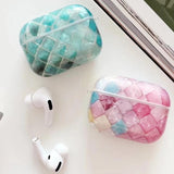 Load image into Gallery viewer, Bulk Airpod Pro &amp; Airpod 1/2 Crystal Tile Case Cover Pink And Green