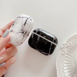 Load image into Gallery viewer, Bulk Airpod Pro &amp; Airpod 1/2 Marble Case Cover White And Black Marble