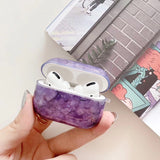 Load image into Gallery viewer, Bulk Airpod Pro &amp; Airpod 1/2 Marble Case Cover Purple, Green, Pink Marble