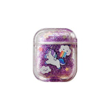 Load image into Gallery viewer, Bulk Airpod Pro &amp; Airpod 1/2 Unicorn Glitter Case Cover Red, Purple