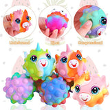 Load image into Gallery viewer, Bulk Pop Fidgets Ball Popper Toys Unicorn 3D Squeeze Ball