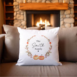 Load image into Gallery viewer, Autumn Wreath Personalised Cushion