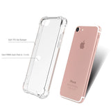 Load image into Gallery viewer, Bulk Clear Shockproof IPhone Cases, Transparent IPhone Bumper Covers