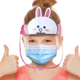 Load image into Gallery viewer, Bulk Kids Face Shield Dust-Proof Anti-Splash Reusable Face Mask For Girls And Boys