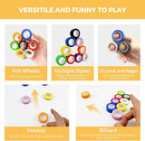 Load image into Gallery viewer, Bulk Cheap Magnetic Rings Fidget Toys, Wholesale Fidget Spinner Rings for Relief - All Colors