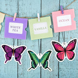 Load image into Gallery viewer, Bulk Butterfly Car Air Fresheners Summer Flower Hanging Air Fresheners for Cars, Bedrooms, Restrooms