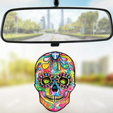 Load image into Gallery viewer, Bulk Car Air Freshener Sugar Skull, Hanging Paper  Scents And String Colors