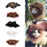 Load image into Gallery viewer, Wholesale Bulk Pet Cat Dog Dress Up Costume Wig Emulation Lion Hair Mane Ears Head Cap Autumn Winter Muffler Scarf Pet Products