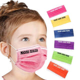 Load image into Gallery viewer, Custom Disposable Kid&#39;s Masks, Logo Printed Medical Face Mask 3 Ply - All Colors