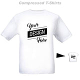 Load image into Gallery viewer, Custom Compressed T-shirts, Printed Custom Shape Pressed T-shirts