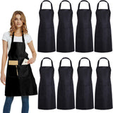 Load image into Gallery viewer, Custom Chef Aprons With 2 Front Full Body Pockets Kitchen Aprons for Men and Women