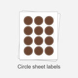 Load image into Gallery viewer, Custom Die Cut Sheet Labels Printed Product Bottle Jar Labels With Custom Design