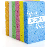 Load image into Gallery viewer, Custom Logo Kitchen Sponges for Dishes Compressed Sponges for Kitchen, Bathroom