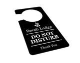 Load image into Gallery viewer, Custom Door Hangers Hotel Door Signs Custom Don&#39;t Disturb Cards