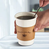 Load image into Gallery viewer, Custom Coffee Sleeves, Logo Design Printed Food Grade Corrugated Paper Recyclable