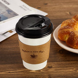 Load image into Gallery viewer, Custom Coffee Sleeves, Logo Design Printed Food Grade Corrugated Paper Recyclable