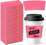 Load image into Gallery viewer, Custom Coffee Sleeves, Logo Design Printed Food Grade Corrugated Paper Recyclable